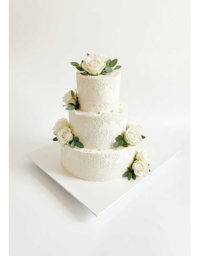 28x33 cm Beyaz Dikdörtgen Pasta Altlığı - Pastaban PRO